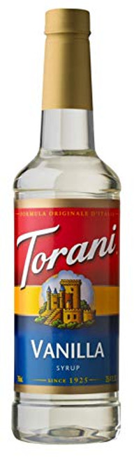 Torani Vanilla Syrup 750 mL /25 4 oz Torani Vanilla Syrup 750 mL /25 4 oz