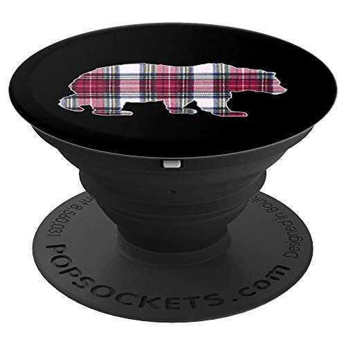Traditional Tartan Plaid Bear Matching Pajama Family PopSockets Grip and Stand for Phones and Tablets Traditional Tartan Plaid Bear Matching Pajama Family PopSockets Grip and Stand for Phones and Tablets