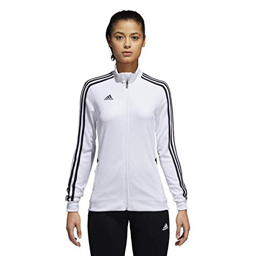 adidas Women s Tiro Track Jacket White/Black Large adidas Women s Tiro Track Jacket White/Black Large