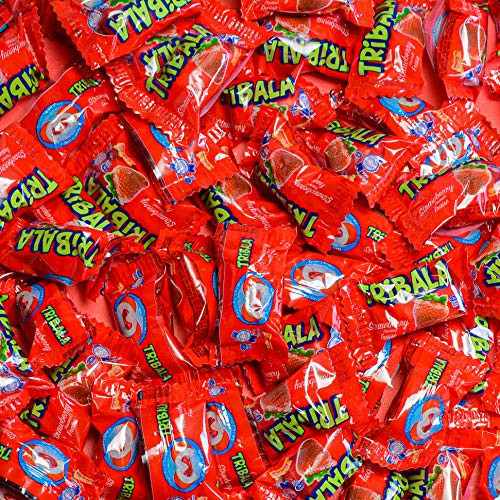Fresh Delicious Crunchy Chewy Candy Strawberry Fruit Flavored Candy Individually Wrapped Gluten Free Kosher Candy Bulk Bag for Home Office Party 26 4 Ounces