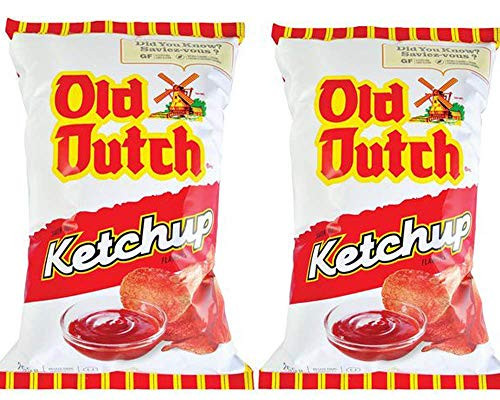 Canadian Old Dutch Potato Chips Ketchup Large Family size  2Pack
