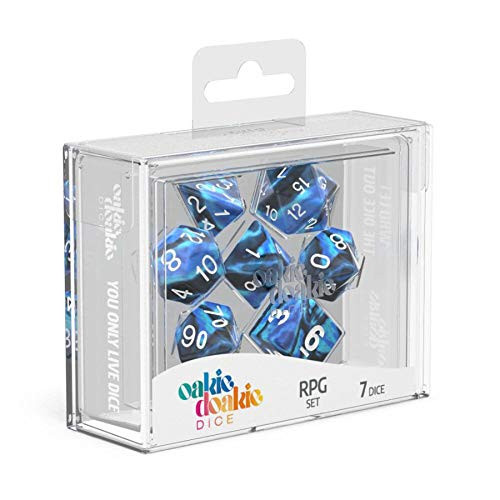 Oakie Doakie Dice RPGSet Gemidice Twilight Stone