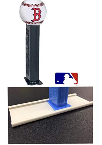 Two Item Set Boston Red Sox Candy Pez Dispenser and a 2  Display Rail