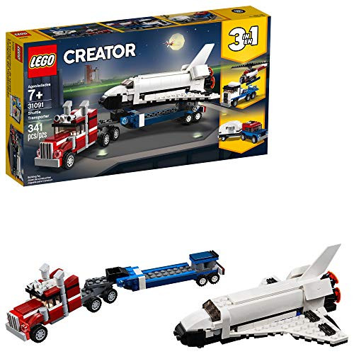 LEGO Creator 3in1 Shuttle Transporter 31091 Building Kit , New 2019 (341 Piece)