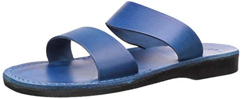 Jerusalem Sandals Women s Aviv Rubber Slide Sandal Blue 41 EU/10 M US