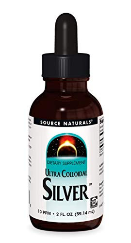 Source Naturals Ultra Colloidal Silver  Liquid Supplement For Immune System Support  2 oz