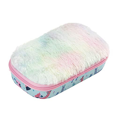 ZIPIT Fur Pencil Box/Storage Box Llama