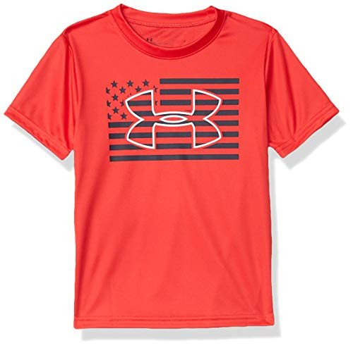 Under Armour Boys  UA Flag Logo SS Versa Red 6