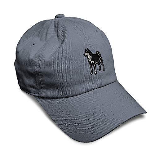 Soft Baseball Cap Siberian Husky Dog A Embroidery Animals Wild Twill Cotton Dad Hats for Men Women Buckle Closure Dark Grey Design Only Soft Baseball Cap Siberian Husky Dog A Embroidery Animals Wild Twill Cotton Dad Hats for Men Women Buckle Closure Dark Grey Design Only