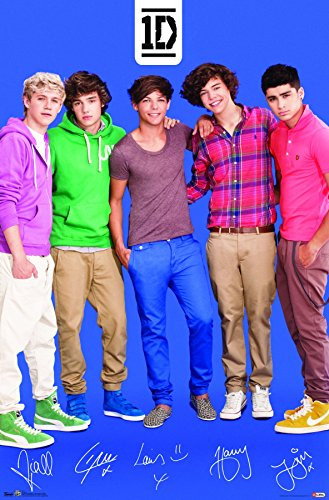 Trends International Wall Poster One Direction Blue 22.375" x 34"