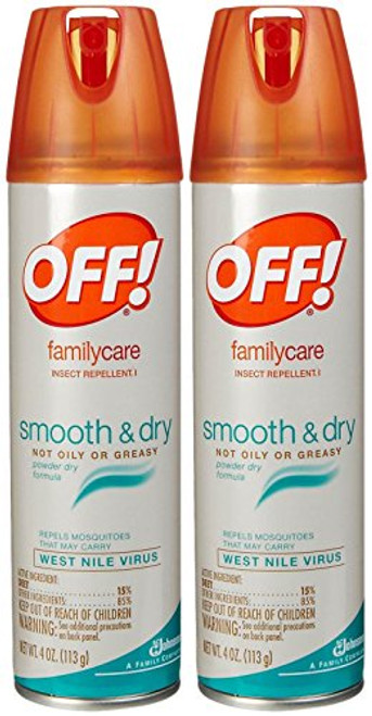 Off Familycare Smooth Dry Insect Repellent Spray 4 oz 2 pk Off Familycare Smooth Dry Insect Repellent Spray 4 oz 2 pk