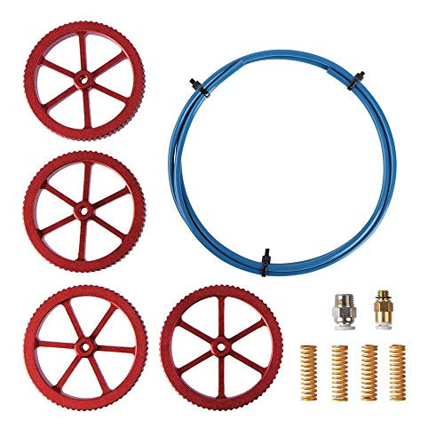 Upgraded Creality Aluminum Hand Twist Leveling Nut with 4PCS Hot Bed Die Springs for Ender 3/3 Pro Ender 5/5 Plus/Pro CR10 CR10S/10S Pro CR 20 3D Printer