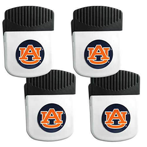 NCAA Siskiyou Sports Fan Shop Auburn Tigers Chip Clip Magnet 4 pack Team Color