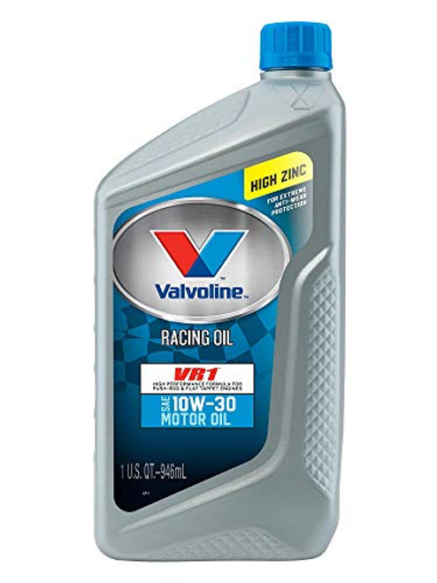Valvoline 822388 VR1 Racing SAE 10W30 Motor Oil 1 QT Valvoline 822388 VR1 Racing SAE 10W30 Motor Oil 1 QT