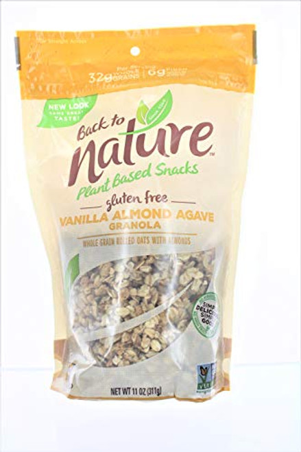 Back to Nature GlutenFree Vanilla Almond Agave Granola 11oz 2 Pack Back to Nature GlutenFree Vanilla Almond Agave Granola 11oz 2 Pack
