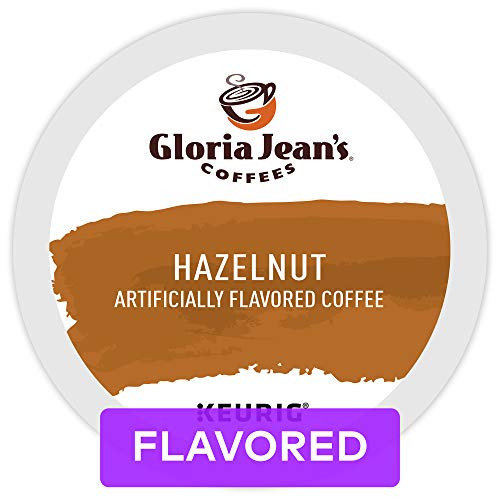 Gloria Jean s Coffees Hazelnut SingleServe Keurig KCup Pods Flavored Medium Roast Coffee 72 Count Gloria Jean s Coffees Hazelnut SingleServe Keurig KCup Pods Flavored Medium Roast Coffee 72 Count