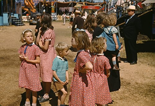 Vermont State Fair 1941 Na Family At The Vermont State Fair In Rutland September 1941 Photographed By Jack Delano Poster Print by 18 x 24