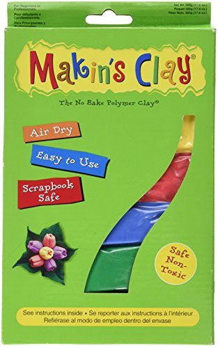 Makin's Clay Air Dry, 500-Gram, Multicolor