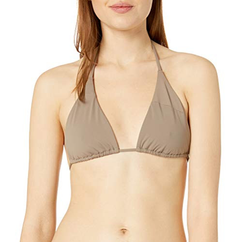 Volcom Junior s Simply Seamless Triangle Bikini Top Stone M