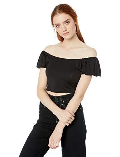 Volcom Junior s Women s Want My Luv Fitted Scoop Neck Top Black Extra Large