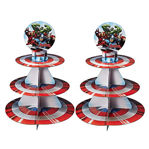 Wilton Marvel Avengers Treat Stand, Multicolor (2 Pack) Wilton Marvel Avengers Treat Stand, Multicolor (2 Pack)