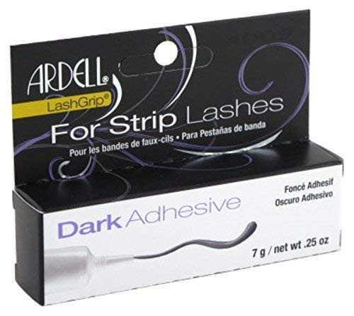 Ardell Lashgrip Adhesive Dark 0 25 Ounce Tube Black Package 7ml 2 Pack