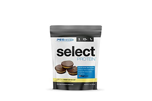 PEScience Select Low Carb Protein Powder Chocolate Peanut Butter Cup 5 Serving Keto Friendly and Gluten Free