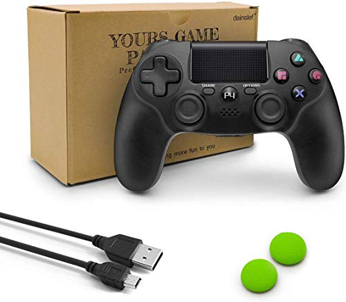 dainslef PS4 Wireless Controller Playstation 4 Remote Double Vibration Joystick for Sony Playstation 4 with USB Cable