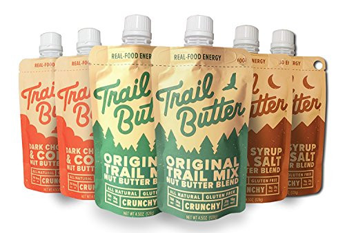 TRAIL BUTTER NUT BUTTER 4 5OZ POUCH VARIETY PACK