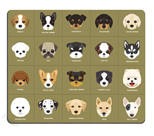 20 Cartoon Puppy Dogs Mouse pad Gaming Mouse pad Mousepad Nonslip Rubber Backing