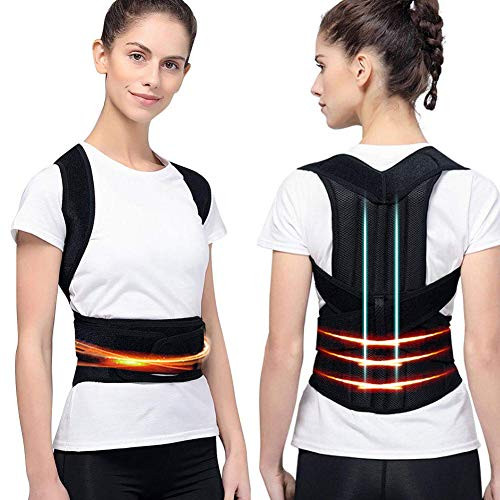 Posture Corrector for Women Men Full Back Brace Shoulder Posture Corrector Straighten Correct Humpback Posture Corrective Brace Shoulder Lumbar Support Back Strap Relieves Neck Back and Spine Pain