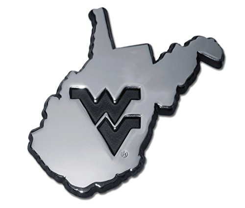 Elektroplate West Virginia University WV Shape Emblem