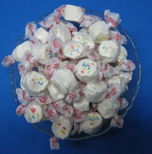 Frosted Cupcake Flavored Taffy Town Salt Water Taffy 2 Pounds