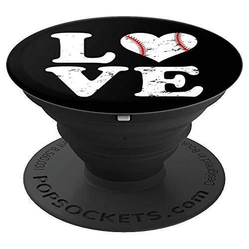 CocomoSoulMobile Baseball LOVE PopSockets Stand for Smartphones and Tablets PopSockets Grip and Stand for Phones and Tablets