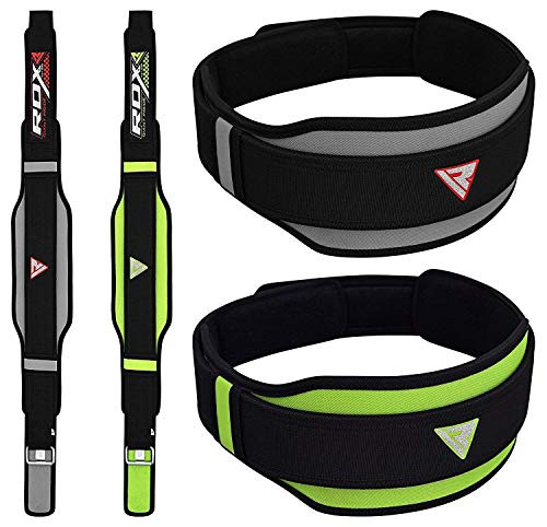 RDX Weight Lifting Belt for Gym Fitness TrainingNeoprene Padded Curved Belt with 6 inches Lumbar Back SupportGreat for Bodybuilding Functional Training Powerlifting Deadlifts Workout  Squats