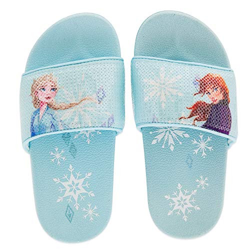 Disney Anna and Elsa Slides for Girls  Frozen 2 Size 2/3 YTH