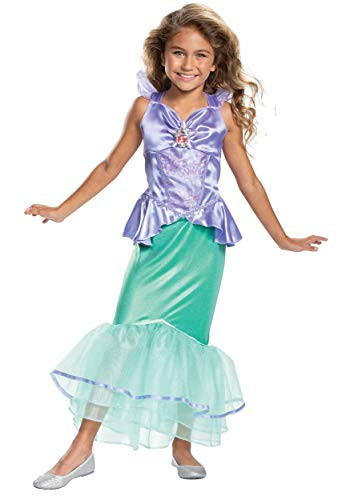 Disney Princess Ariel Classic Girls  Costume Teal