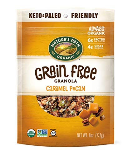 Nature s Path Caramel Pecan GrainFree Granola Healthy Organic 8 Ounce Bag Pack of 6
