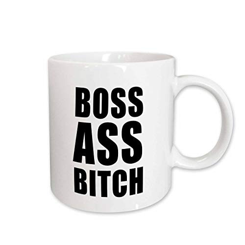 3dRose 2329671 BOSS ASS BITCH Mug 11 oz