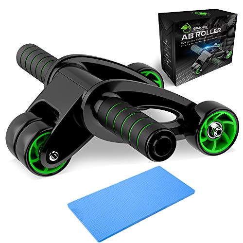 GIMcalo Ab Roller for Abs Workout FourWheel Ab Roller Wheel Exercise Equipment for Core Workout Ab Wheel Roller for Home Gym Ab Workout Equipment for Abdominal Exercise GIMcalo Ab Roller for Abs Workout FourWheel Ab Roller Wheel Exercise Equipment for Core Workout Ab Wheel Roller for Home Gym Ab Workout Equipment for Abdominal Exercise