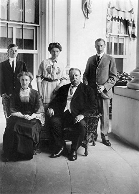 William Howard Taft Family Nleft To Right Charles Mrs Taft Helen WHT And Robert In 1911 Poster Print by 18 x 24 William Howard Taft Family Nleft To Right Charles Mrs Taft Helen WHT And Robert In 1911 Poster Print by 18 x 24