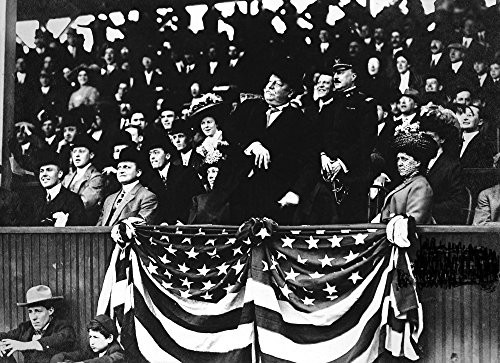 William Howard Taft N18571930 27Th President Of The United States President Taft Tossing The First Ball On Opening Day Of The 1910 Major League Baseball Season Poster Print by 18 x 24 William Howard Taft N18571930 27Th President Of The United States President Taft Tossing The First Ball On Opening Day Of The 1910 Major League Baseball Season Poster Print by 18 x 24