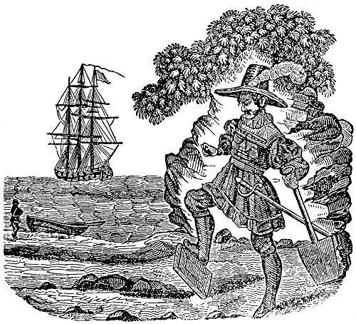 William Kidd C16451701 Nalso Known As Captain Kidd Scottish Privateer And Pirate Captain Kidd Buries His Family Bible Wood Engraving 1837 Poster Print by 18 x 24