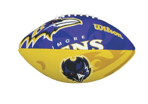 Wilson NFL Junior Team Logo Football Baltimore Ravens Wilson NFL Junior Team Logo Football Baltimore Ravens