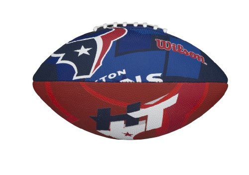 Wilson NFL Junior Team Logo Football Houston Texans