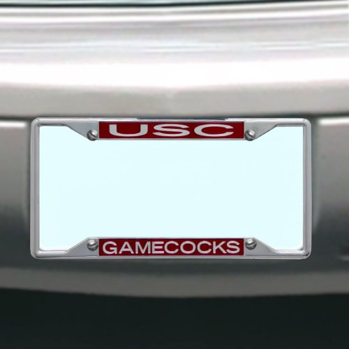 NCAA South Carolina Fighting Gamecocks License Plate Frame NCAA South Carolina Fighting Gamecocks License Plate Frame