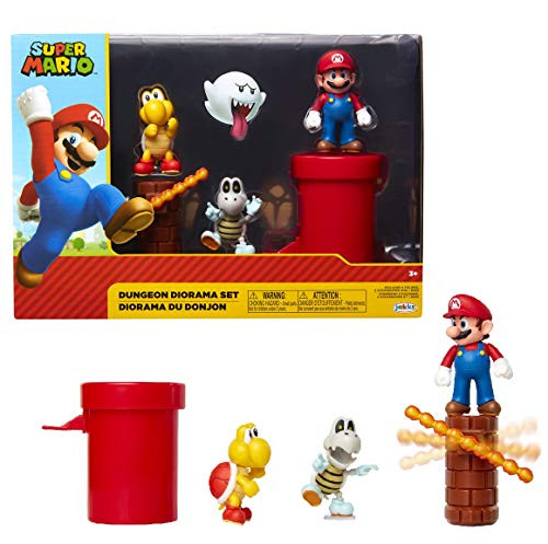 World of Nintendo Mario World (Dungeon) 2.5" 5 Figure Diorama Set