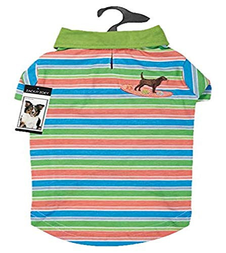 Casual Canine Hawaiian Breeze UPF40 Polo Shirt for Dogs XSmall