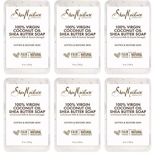 Shea Moisture Soap 8 Ounce Bar 100 Virgin Coconut Oil Shea 236ml 6 Pack Shea Moisture Soap 8 Ounce Bar 100 Virgin Coconut Oil Shea 236ml 6 Pack