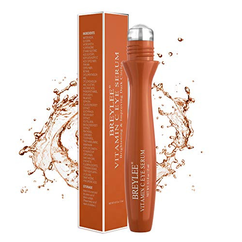 Vitamin C Eye Serum Breylee Rollon Vitamin C Eye Serum for Improve Eye Uneven Skin Moisturizing Eye Serum for Nourishing and Lock Eye Skin Moisture Eye Care with Hyaluronic Acid15ml0 5fl Oz